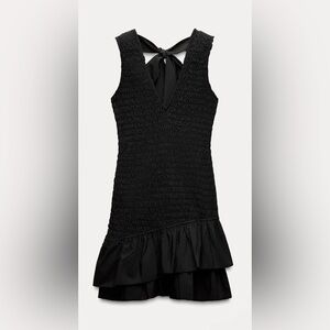 Zara Mini Ruffled Dress, Size XS